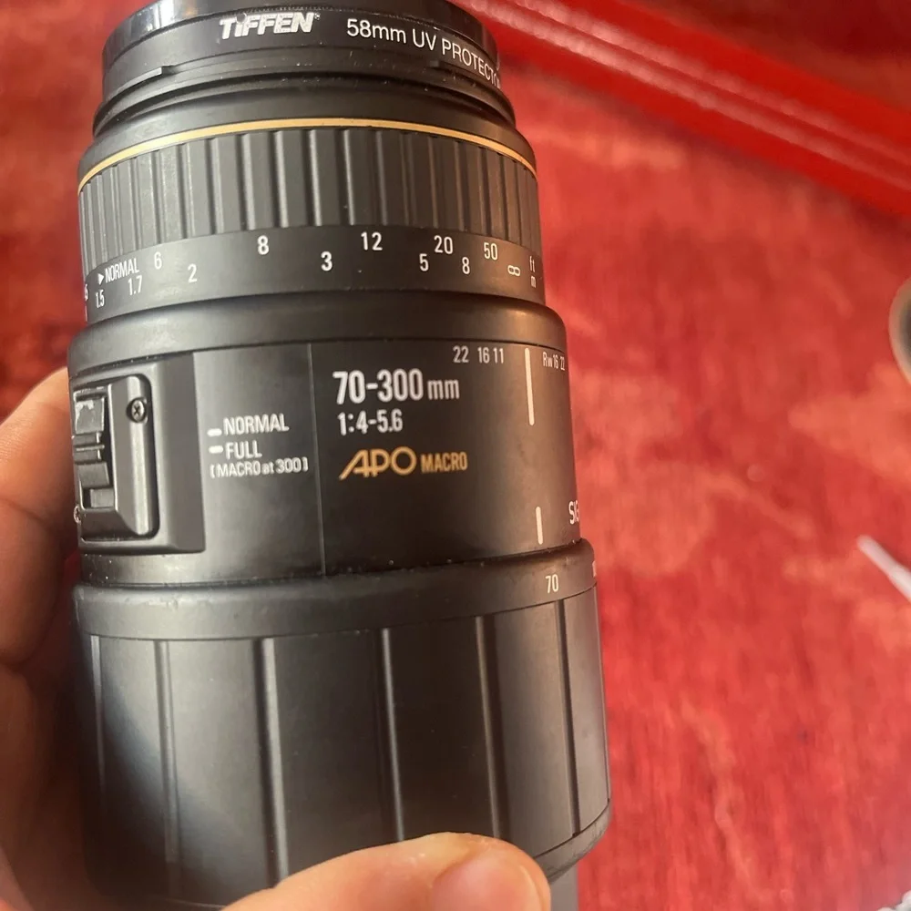 Lens Zoom Sigma Af Apo Macro 70-300mm 4-5.6 70-300 MM Nikon
